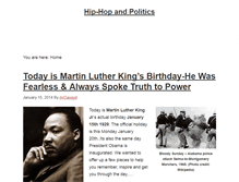 Tablet Screenshot of hiphopandpolitics.com